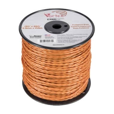 FIL NYLON TORSADE VORTEX ALU - 3.3 x 109M - ORANGE - BOBINE