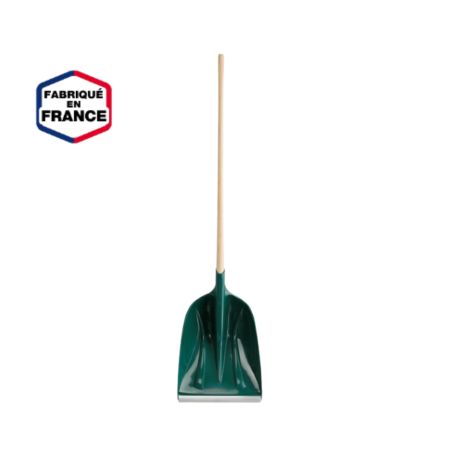 PELLE VMAX AVEC BORD ALUMINIUM MANCHE BOIS - LEBORGNE PELLE VMAX AVEC BORD ALUMINIUM MANCHE BOIS - LEBORGNE