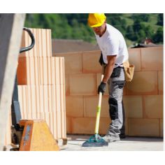 GRATTOIR DRESSE BORDURES - 30 CM - MANCHE BOIS 130 CM CERTIFIE PEFC 100% - LEBORGNE 2