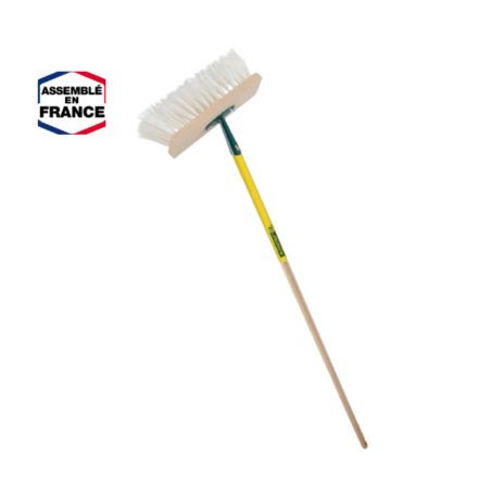 BALAI DE CANTONNIER PRO - 32 CM - MANCHE BOIS 150 CM - LEBORGNE