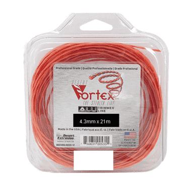 FIL NYLON TORSADE VORTEX ALU - 4.3 x 21M - ORANGE - DONUT