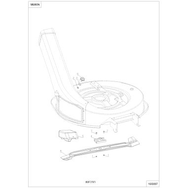 KIT MULCHING MU80N ( POUR A80B, A80H, A80K, A80KE et A80PRO) - WOLF