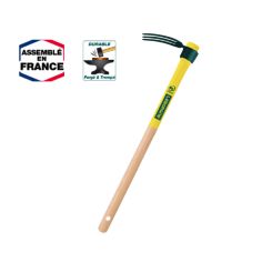CROC COMPACT 3 DENTS MANCHE BOIS 50 CM CERTIFIE PEFC 100% - LEBORGNE