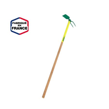 SERFOUETTE FORGEE - 30 CM - PANNE ET FOURCHE - MANCHE BOIS - LEBORGNE