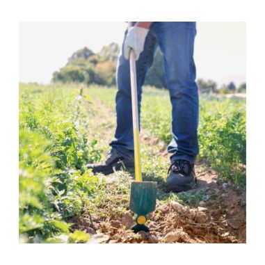 SERFOUETTE FORGEE DUOPRO DOUILLE OVALE 40X27 PANNE ET LANGUE - 30 CM MANCHE BOIS 130CM CERTIFIE PEFC 100% - LEBORGNE