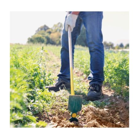 SERFOUETTE FORGEE DUOPRO DOUILLE OVALE 40X27 PANNE ET LANGUE - 30 CM MANCHE BOIS 130CM CERTIFIE PEFC 100% - LEBORGNE