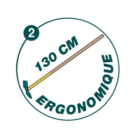 SERFOUETTE FORGEE DUOPRO DOUILLE OVALE 40X27 PANNE ET LANGUE - 30 CM MANCHE BOIS 130CM CERTIFIE PEFC 100% - LEBORGNE