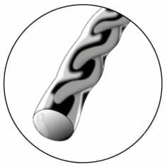 FIL NYLON TORSADE VORTEX ALU - 1.6 x 15M - ORANGE -BOBINE 2