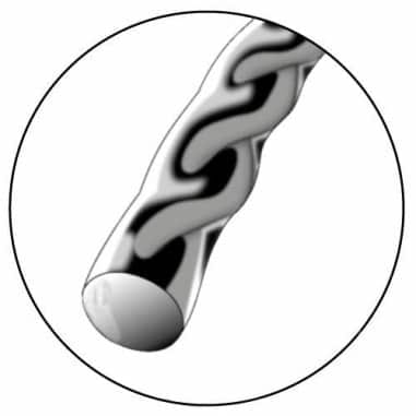 FIL NYLON TORSADE VORTEX ALU - 1.6 x 15M - ORANGE -BOBINE