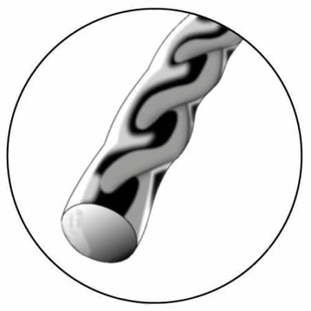 FIL NYLON TORSADE VORTEX ALU - 2.4 x 208M - ORANGE - BOBINE