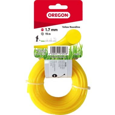 FIL NYLON ROND JAUNE 1.7MM 15M (EX 90151E) - OREGON