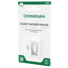 LAMES ET VIS (x9) GENERIQUES - POUR HUSQVARNA AUTOMOWER TURN-AROUND - 7350076761040 - GRIMSHOLM