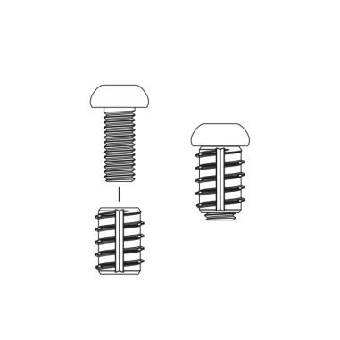 INSERT FILETE POUR CHASSIS TONDEUSE ROBOT 4 pcsPRODUIT GENERIQUE -7333272070307
