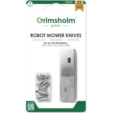 LAMES GENERIQUES POUR ROBOT AL-KO ROBOLINHO (modèles E) - 7333272011409 - GRIMSHOLM