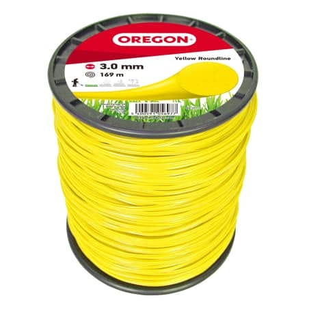 FIL NYLON ROND JAUNE 3.0MM 169M BOBINE - OREGON