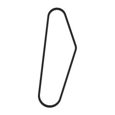 COURROIE TRAPEZOIDALE (M154157) - PIECE D'ORIGINE JOHN DEERE