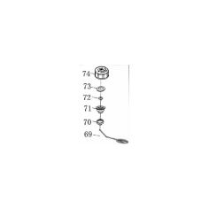 BOUCHON DE RESERVOIR POUR FBS 25 A1 -13602040- D'ORIGINE PARKSIDE 13602040 2