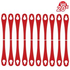 PLAQUETTES X20 POUR COUPE BORDURE GRIZZLY TOOLS CT 2000 -13604002- D'ORIGINE PARKSIDE 13604002