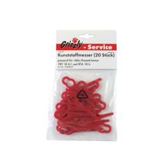 Lot de 20 plaquettes de coupe pour coupe bordure sans fil MAX BAHR RTA 18 Li -13604010- D'ORIGINE PARKSIDE 13604010