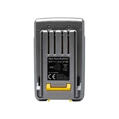 Batterie 18LB1500 18V 1.5Ah 27Wh pour coupe bordure sans fil MAX BAHR RTA 18 Li (91094287) - D'ORIGINE PARKSIDE 