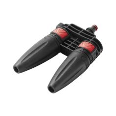 ADAPTATEUR DOUBLE AVEC BUSES INTERCHANGEABLES POUR NETTOYEURS HAUTE PRESSION PARKSIDE -91110553- D'ORIGINE PARKSIDE
