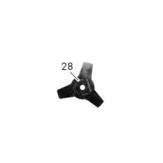 COUTEAU 3 DENTS POUR DEBROUSSAILLEUR PARKSIDE PBS 2 A1 - B2- D'ORIGINE PARKSIDE 13800218