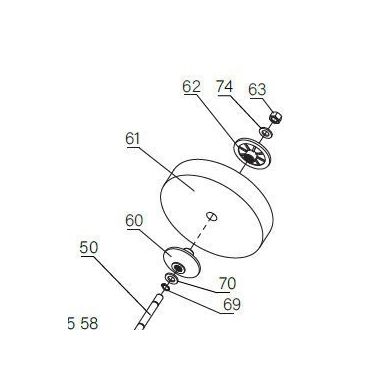 SET DE FLASQUE DE SERRAGE POUR PNTS 250 C2- D'ORIGINE PARKSIDE 30211049