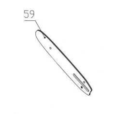 GUIDE OREGON - 25cm POUR TRONCONNEUSE PKSA 20-Li B2- D'ORIGINE PARKSIDE 91105763