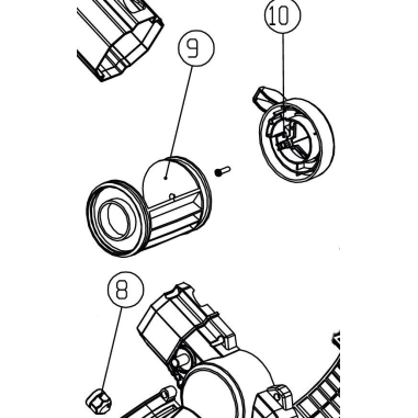 LAME POUR SOUFFLEUR PLKSB 1800 A1- D'ORIGINE PARKSIDE 91105792