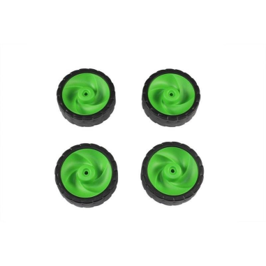 LOT DE 4 ROUES POUR TONDEUSE ELECTRIQUE FRM 1700-1800- D'ORIGINE PARKSIDE 91090971