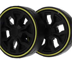 ROUES (X2) POUR NETTOYEUR HAUTE PRESSION PARKSIDE -  91105605- D'ORIGINE PARKSIDE 91105605