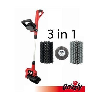 BROSSE DE NETTOYAGE UNIVERSELLE ELECTRIQUE ERB 550, joints- D'ORIGINE PARKSIDE GRIZZLY TOOLS