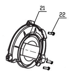 PROTECTION DISQUE + VISSERIE POUR AIGUISEUR PSG 85 B2-C2 - 91102838- PARKSIDE 91102838
