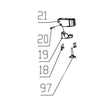 SUPPORT DE ROULEMENT POUR SCARIFICATEUR-AERATEUR PARKSIDE PLV 1500 A1 -B1 -  91105595- D'ORIGINE PARKSIDE 91105595