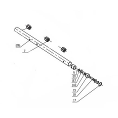ENSEMBLE TUBE SUPERIEUR POUR FHL 900 E5 ET PHSHE 900 A1- PARKSIDE 91102886