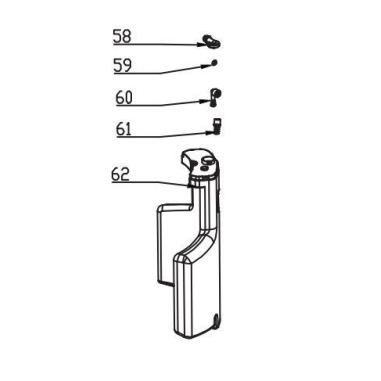 RESERVOIR D'EAU POUR ASPIRATEUR INJECTEUR - EXTRACTEUR PARKSIDE PWS 20 B2-C2- D'ORIGINE PARKSIDE 91105822