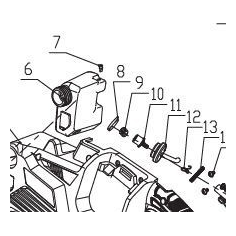 RESERVOIR D'HUILE POUR PKSA 40 LI A1- D'ORIGINE PARKSIDE 91105832