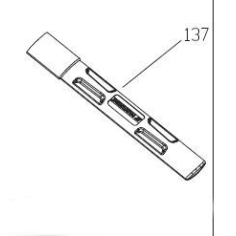PROTECTION DE LAME POUR TAILLE HAIE MANCHE LONG PARKSIDE PHSL 900 A1- D'ORIGINE PARKSIDE 91105293