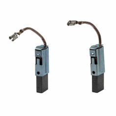 LOT DE DEUX CHARBONS POUR BROYEUR FLORABEST FMH 2400 -10 ou A1 -  91093085- D'ORIGINE PARKSIDE 91093085