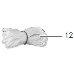 FIL EN NYLON POUR POMPE PARKSIDE PTPK 400 A1- B1 - 91103476- PARKSIDE 91103476