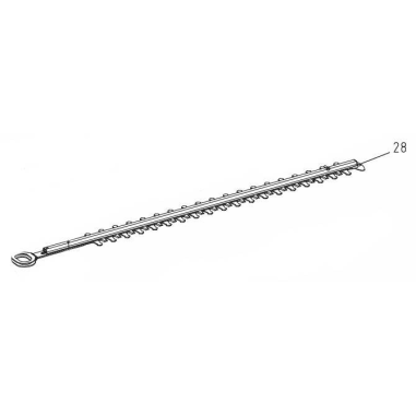 PORTE LAME DE SECURITE POUR TAILLE-HAIE FHT 600 E3-F3, PHS 600 A1 - IAN 315124 et PHS 600 C3 - IAN 354710- PARKSIDE 91102941