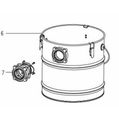 CUVE METAL POUR PAS 1200 B2-C2- PARKSIDE 91102911