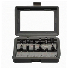 JEU DE FRAISES (12 PIECES) POUR DEFONCEUSE SANS FIL PARKSIDE POFA A1 - A2 - B3- D'ORIGINE PARKSIDE 91104257