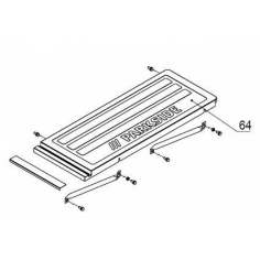 TABLE D'EXTENSION DROITE AVEC SUPPORTS DE MAINTIEN POUR PTK 2000 C3- D'ORIGINE PARKSIDE 91104562