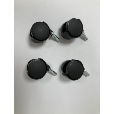 LOT DE 4 ROULETTES POUR ASPIRATEUR SUR BATTERIE PARKSIDE PNTSA 20 Li A1 -  91105191- D'ORIGINE PARKSIDE 91105191