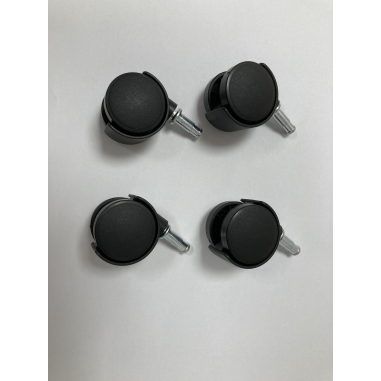 LOT DE 4 ROULETTES POUR ASPIRATEUR SUR BATTERIE PARKSIDE PNTSA 20 Li A1 -  91105191- D'ORIGINE PARKSIDE 91105191