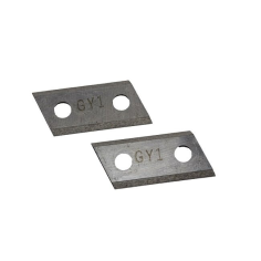 LOT DE DEUX LAMES POUR BROYEURS DE VEGETAUX DELTAFOX DG-EKS 2445 -  91105563- D'ORIGINE PARKSIDE 91105563