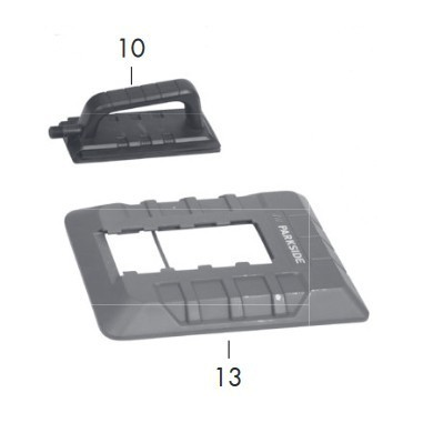 PLAQUE A VAPEUR COMPLETE POUR PDTA 5 A1 -  91105687- D'ORIGINE PARKSIDE 91105687