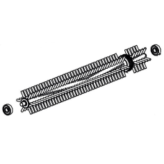 BROSSE POUR SOUFFLEUR PLKSB 1800 A1- D'ORIGINE PARKSIDE 91105793