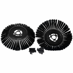 BROSSES PLATES (X2) POUR BALAYEUSE PARKSIDE PMK 24 A1- D'ORIGINE PARKSIDE 91105903